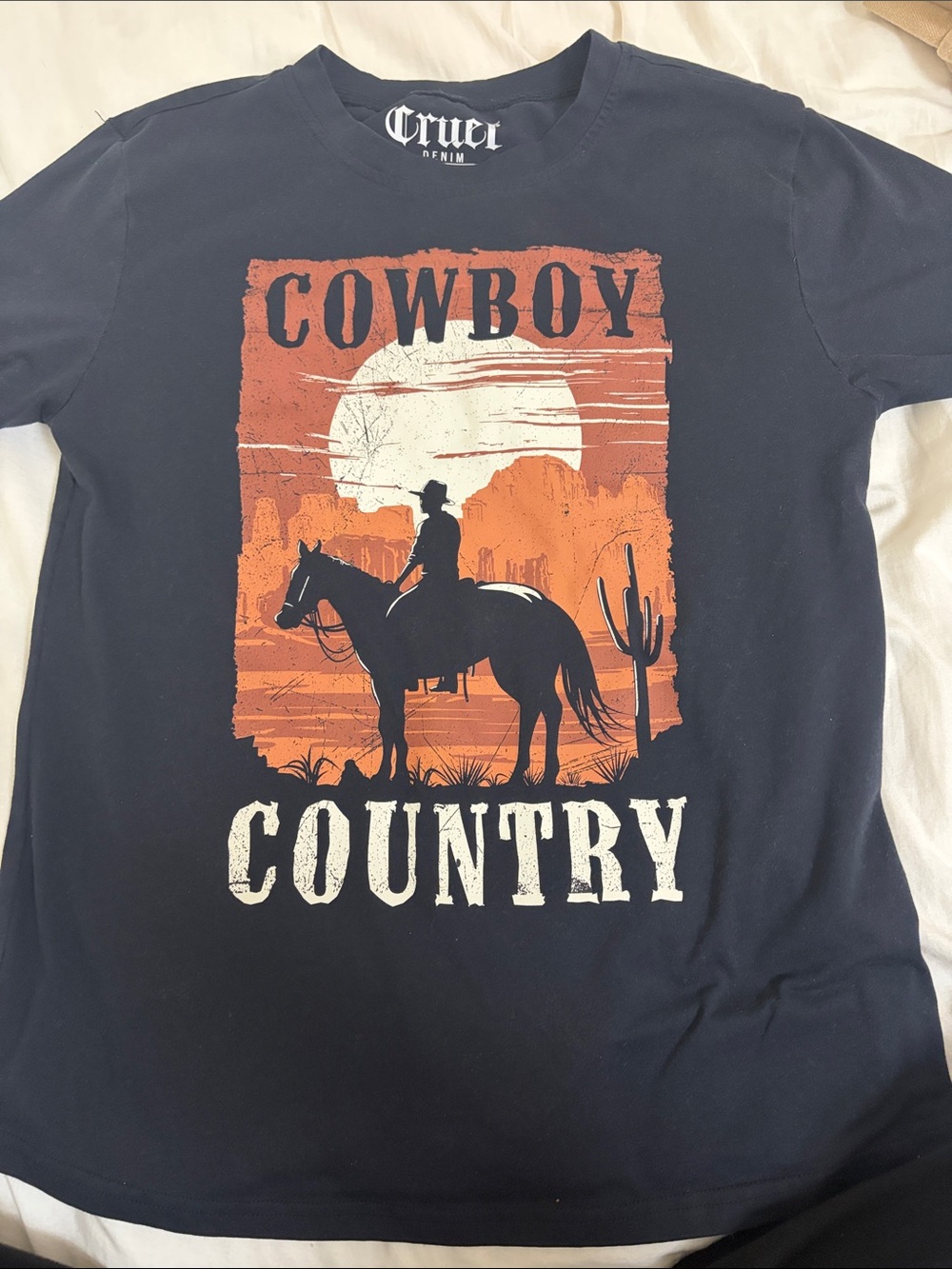Cruel Country T Shirt With Under Shirt